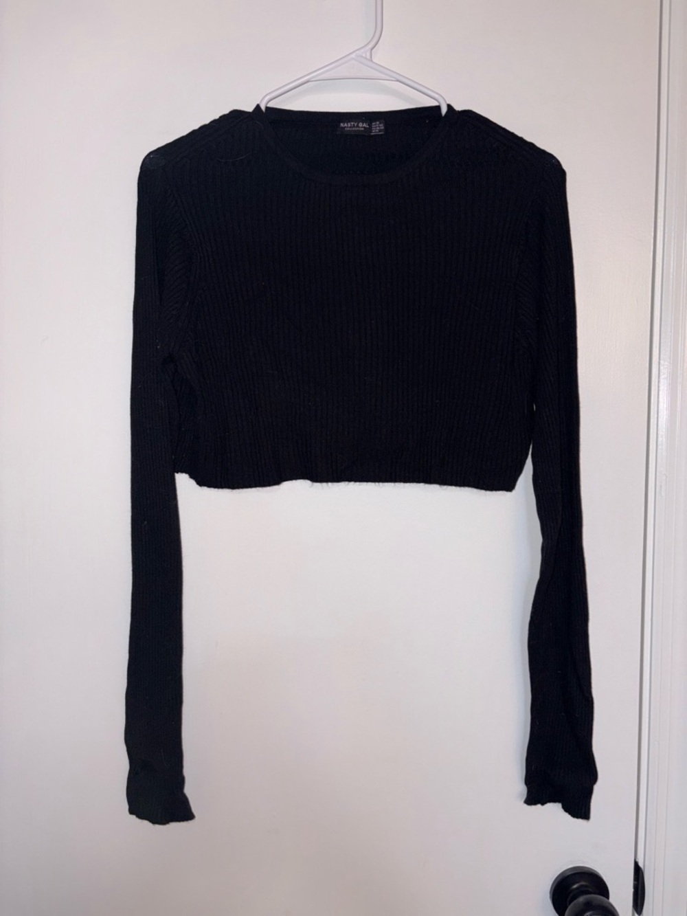 🍀4 for 25🍀 Nasty Gal | Cropped Long Sleeve Tee